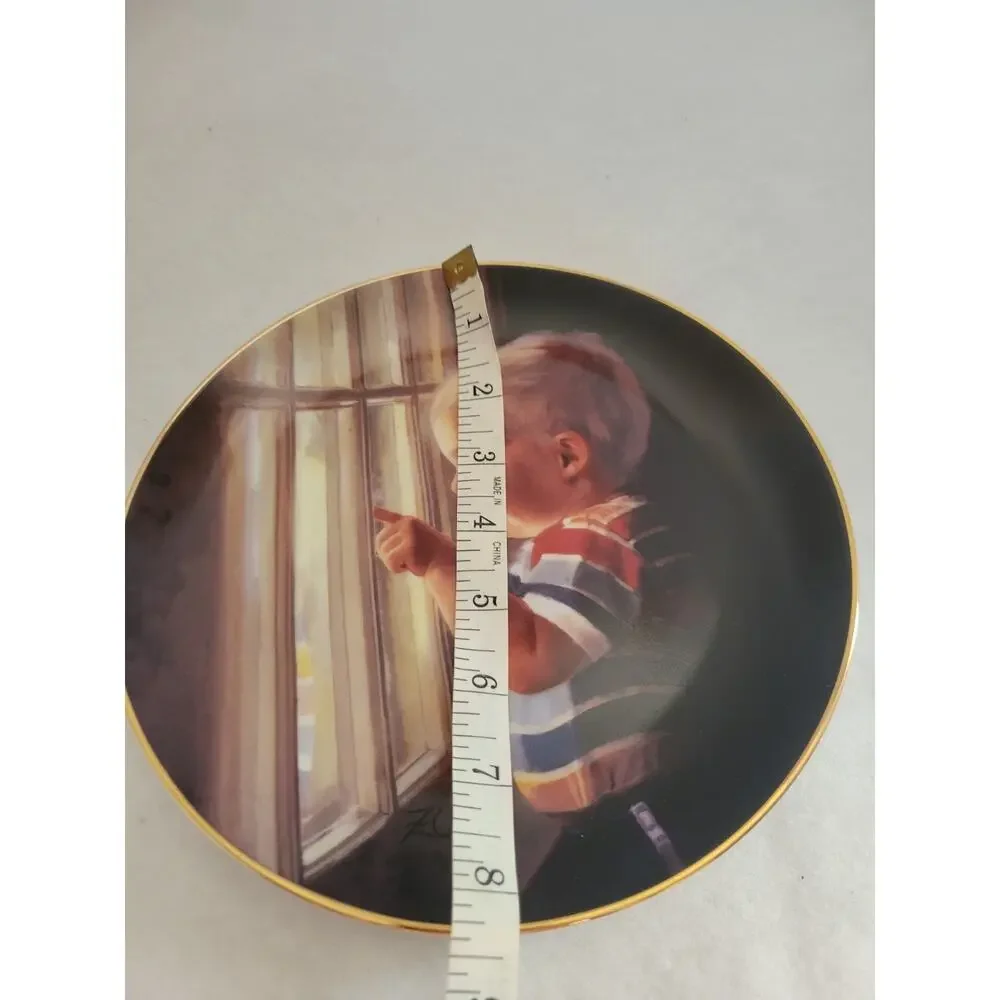 Vintage Danbury Mint Daddy's Home by Donald Zolan Plate w/ COA & Box‎ #G3109